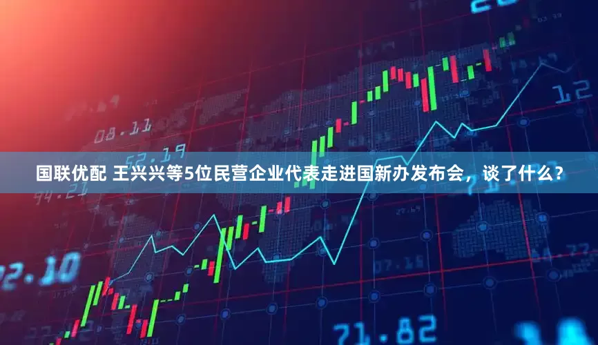 国联优配 王兴兴等5位民营企业代表走进国新办发布会，谈了什么？